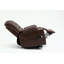 Fauteuil inclinable électrique en cuir Brizleth