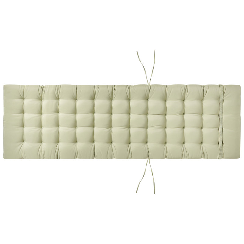 Sun Lounger Pad Cushion CESANA PREMIUM, Light Green