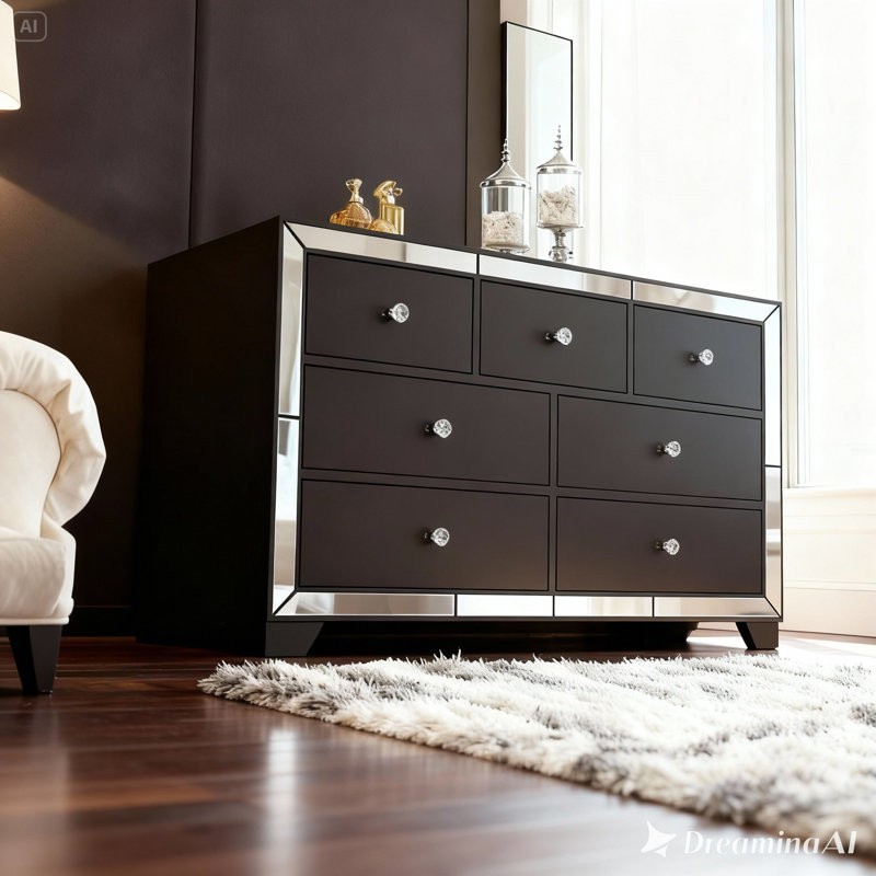 Fazeley 7 - Drawer Dresser, Black