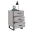 Mazari 40cm W Iron Bedside Table-1923137556