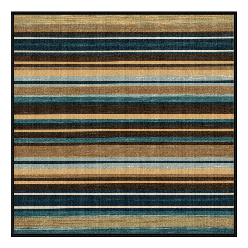  Tapis lavable du sud-ouest Horizon Desert, Carré 4 pi