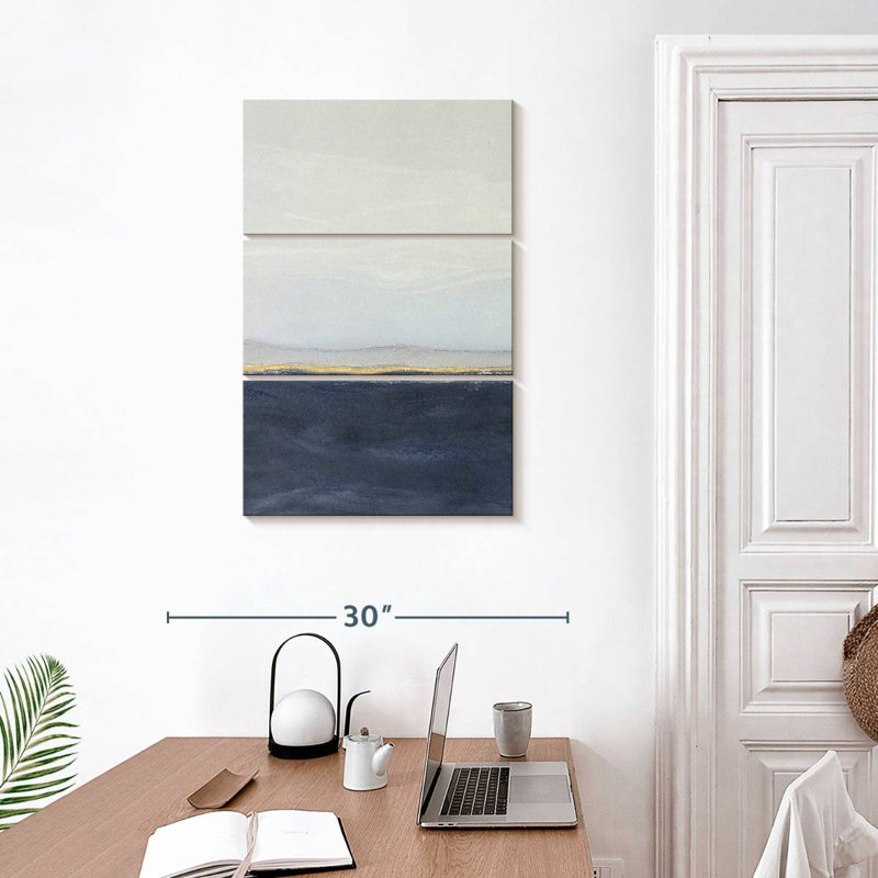 Avery View To The Shore Diptych I, 32" H x 20" W