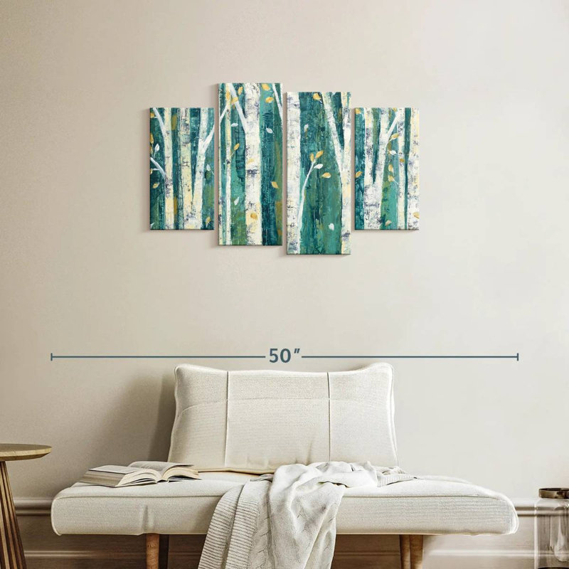 Alvord Birches In Spring III, H 22 po x l 36 po