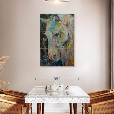 Brampt Painting Of White Horse