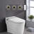 Remote Control Smart Toilet Bidet , Night , Heated Seat, Self-Cleaning Nozzle, Foot Sensor, Led Display With Sensor Open Control,