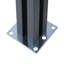 Avanna 185cm H x 12cm W Silver Metal Fencing Kits