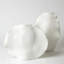 Kelp Vase-Matte White-Low