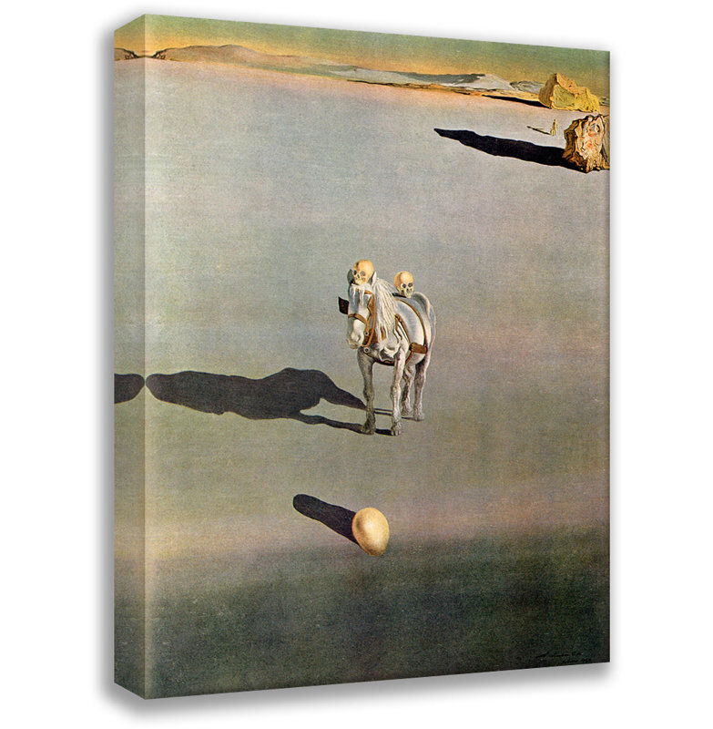 «Geoligical Destiny» par Salvador Dali, toile tendue avec châssis, H 24 po x l 17 po