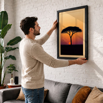 Acacia at Dusk Coastal - Framed Print