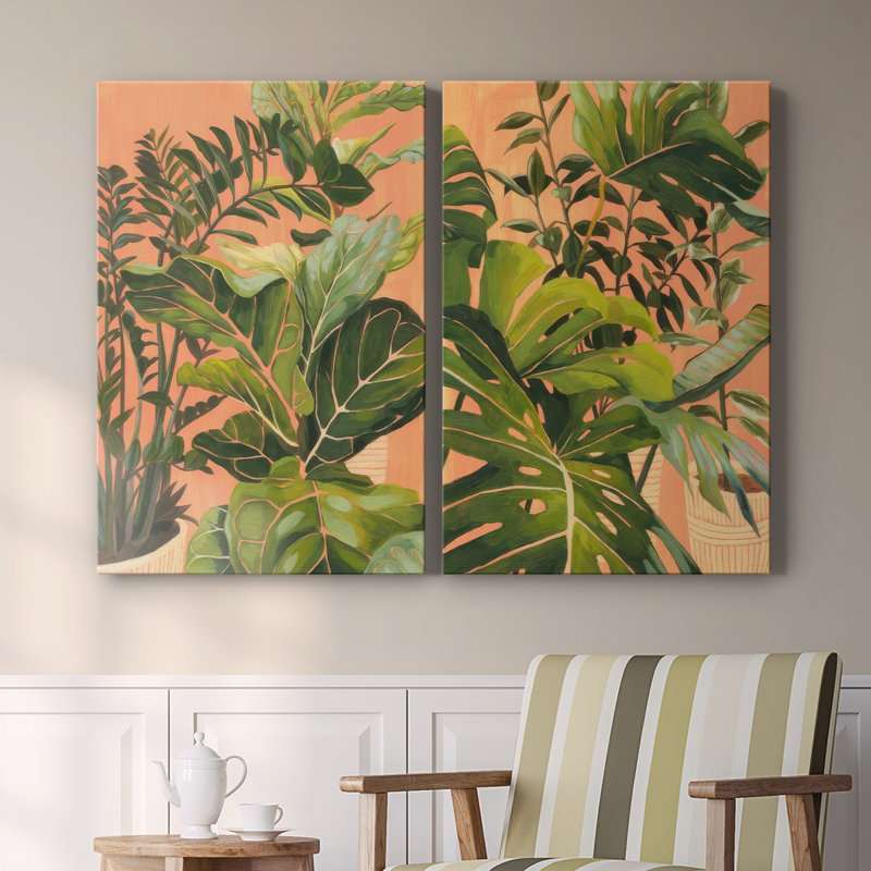 Toile tendue Golden Hour Greenery I-Premium Gallery - prête à être accrochée, H 18 po x l 24 po