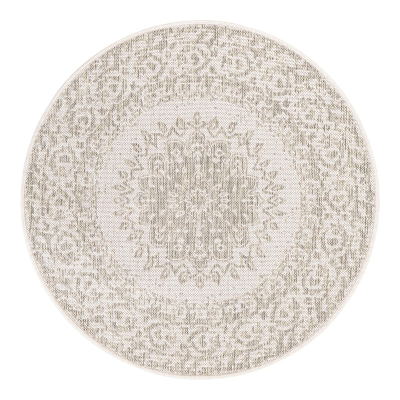 Tapis laminé orné, Rond 3 pi 1 po