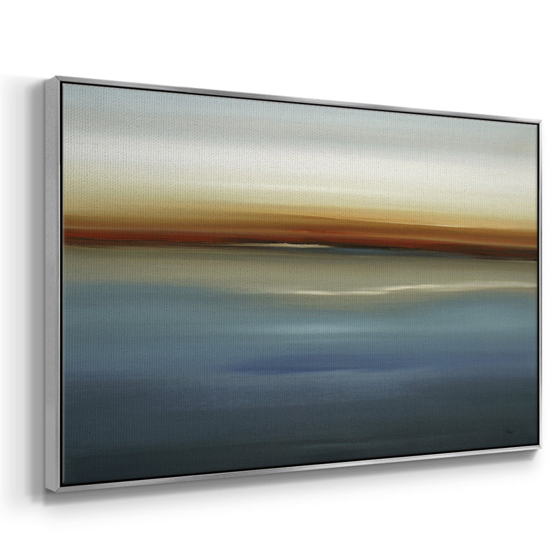 «Beside the Blue II», reproduction sur toile tendue, H 37 po x l 25 po x P 2 po, Argent