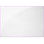 Bibliothèque à 5 niveaux 60 "h moderne | Verre trempé stratifié blanc brillant | Bois aggloméré blanc
