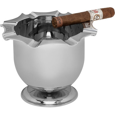 Palió® Tazza ashtray, 8 Stirrups, Stainless Steel