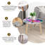 Ensemble de 2 tables basses gigognes Triangle