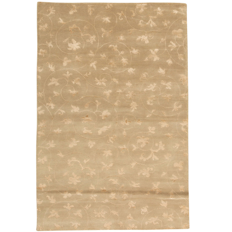 Hand Woven Wool Floral Area Rug
