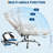 Mesh Ergonomic Office Chair with Footrest, Wheels 360 Swivel-595384201-595384206