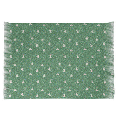 Tapis vert à motif de lapin Mcguigan