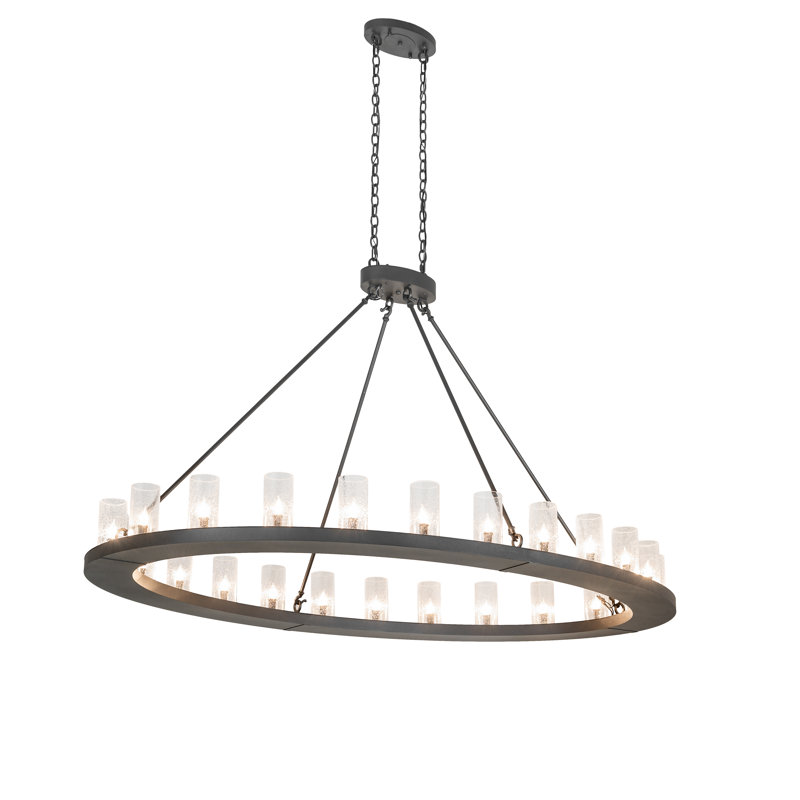 Lustre oblong 72 lumières longues 72 po Loxley