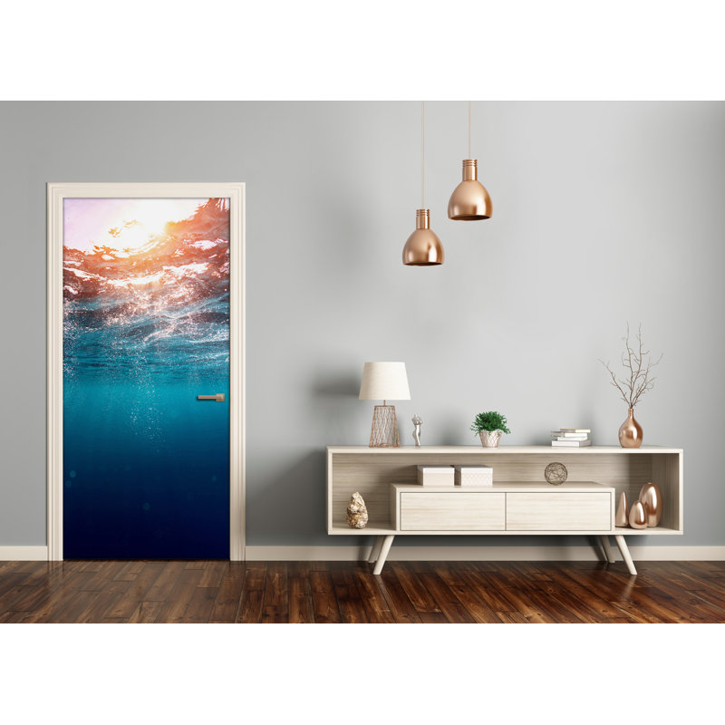 Underwater Landscape Door Decal