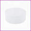 Table basse contemporaine contemporaine blanche en MDF de 35,43 pouces avec relief fabriqué à la main - aucun assemblage requis-987535595