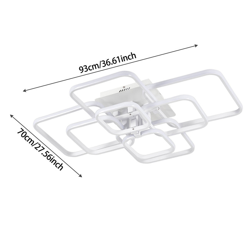 LED Flush Mount, Aluminum