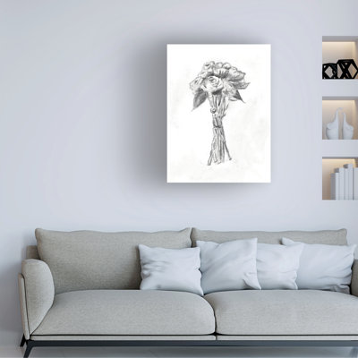 Art sur toile de bolognaise, ligne bol et brosse