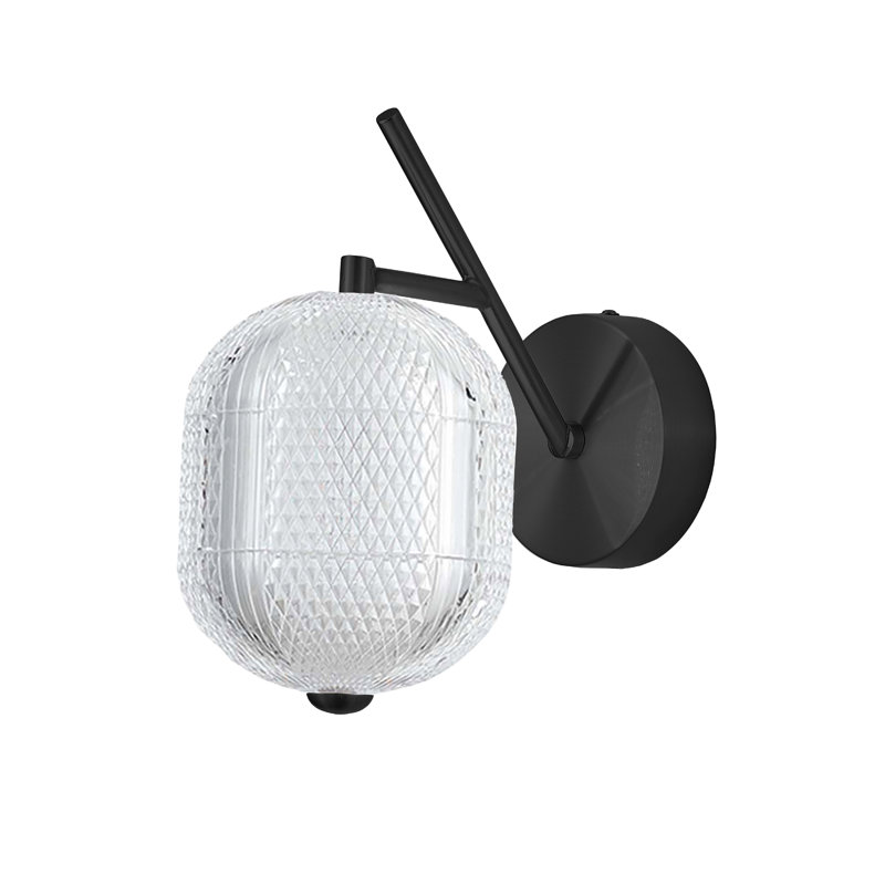 Kass LED Wall Sconce, Matte Black