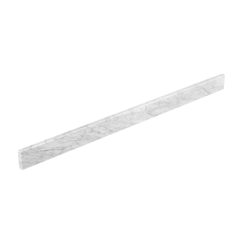Regalaura 60" X 4" Carrara Marble Backsplash