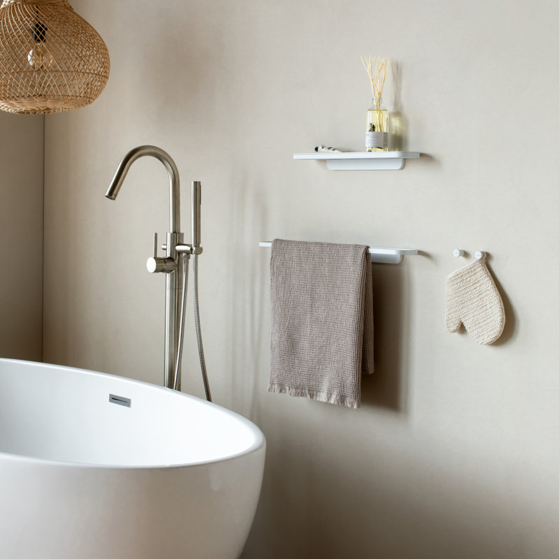 MindSet Bathroom Shelf, Mineral Fresh White
