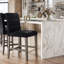 Tabouret de bar rembourré Herclides avec structure en bois massif-1294146533-1331433116