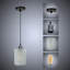 Eliav 1 - Light White Drum Pendant