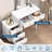 Makeup Vanity Desk with Mirror & Lights, Modern White Vanity Table with Drawers for Bedroom-397472987