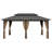 12ft x 20ft Aluminum Patio Gazebo, Outdoor Gazebo with Galvanized Steel Roof, Privacy Curtains & Mosquito Netting for Patio, Garden and Backyard-115112923