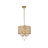 Armenio 4 - Light Unique Drum Chandelier with Crystal Accents-67512741-67512740-68708340