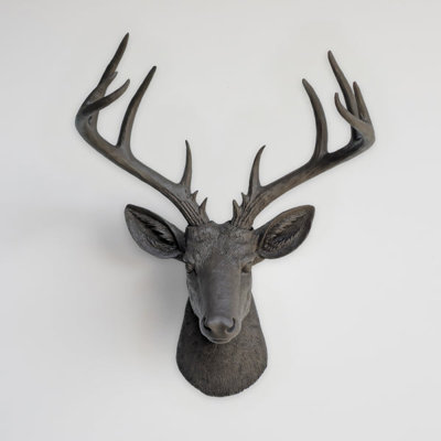 Large Deer Head Faux Taxidermy Wall Décor