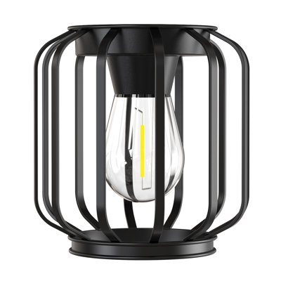 13.49" Solar Powered Integrated LED Outdoor Lantern