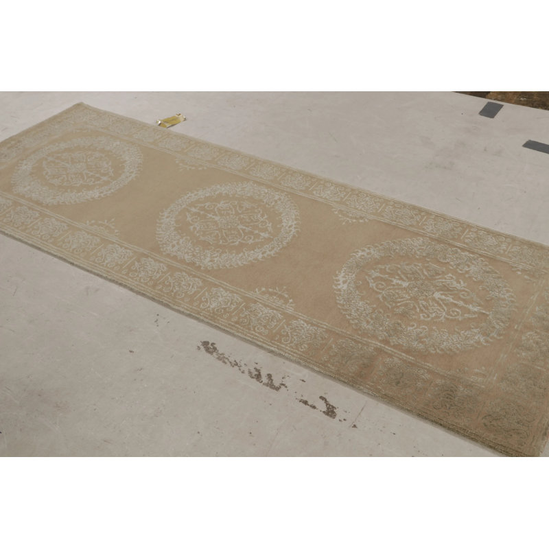One-of-a-Kind 3' X 8'4" Hand Knotted Area Rug