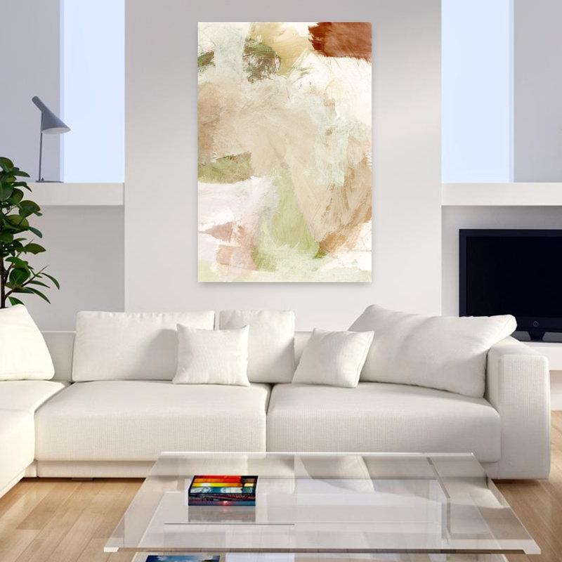 Art contemporain contemporain abstrait, H 48 po x l 32 po