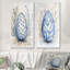 «Aqua Dragon Egg I - Dragons», ensemble d'art mural abstrait moderne, ensemble de 2-68866127-193254469