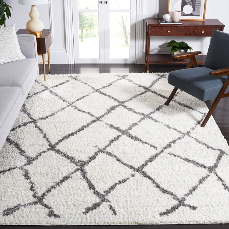 Tapis à poils longs Zettie, Rectangle de 10 pi x 14 pi