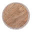 Repose-pieds rembourré en coton Tweedy-563655656