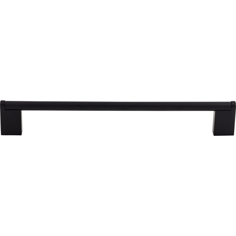 Princetonian Bar Pull, Flat Black, 8 13/16" Center to Center