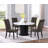 Kattamuri Round Faux Marble Top Dining Table