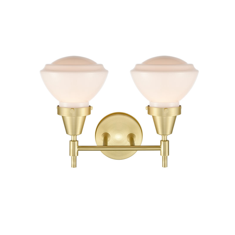 Gayle 2 - Light Dimmable Vanity Light, Clear, 4 Watt Vintage LED Bulb, Polished Chrome
