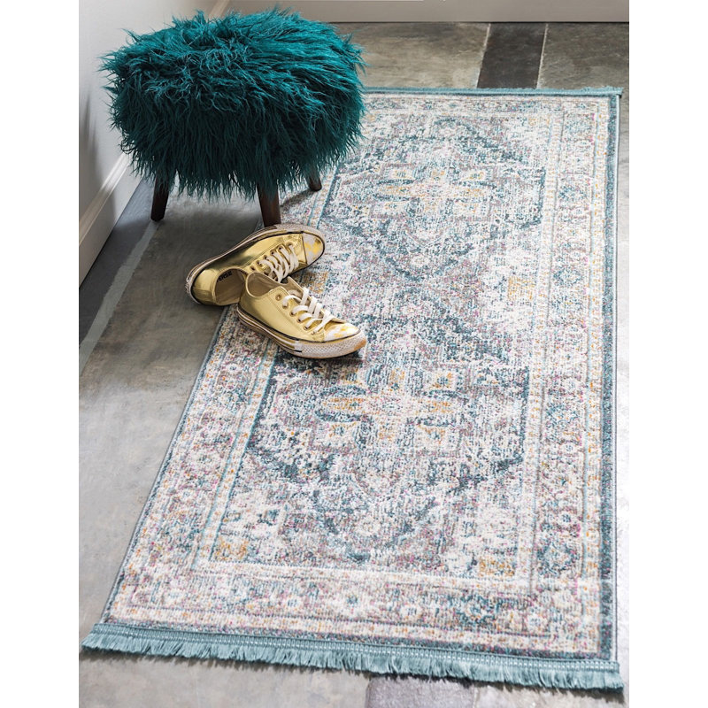 Oriental Indoor Rug, Runner 2'7" x 10'