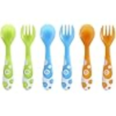 Ensemble de 6 fourchettes et cuillères multiples pour tout-petits