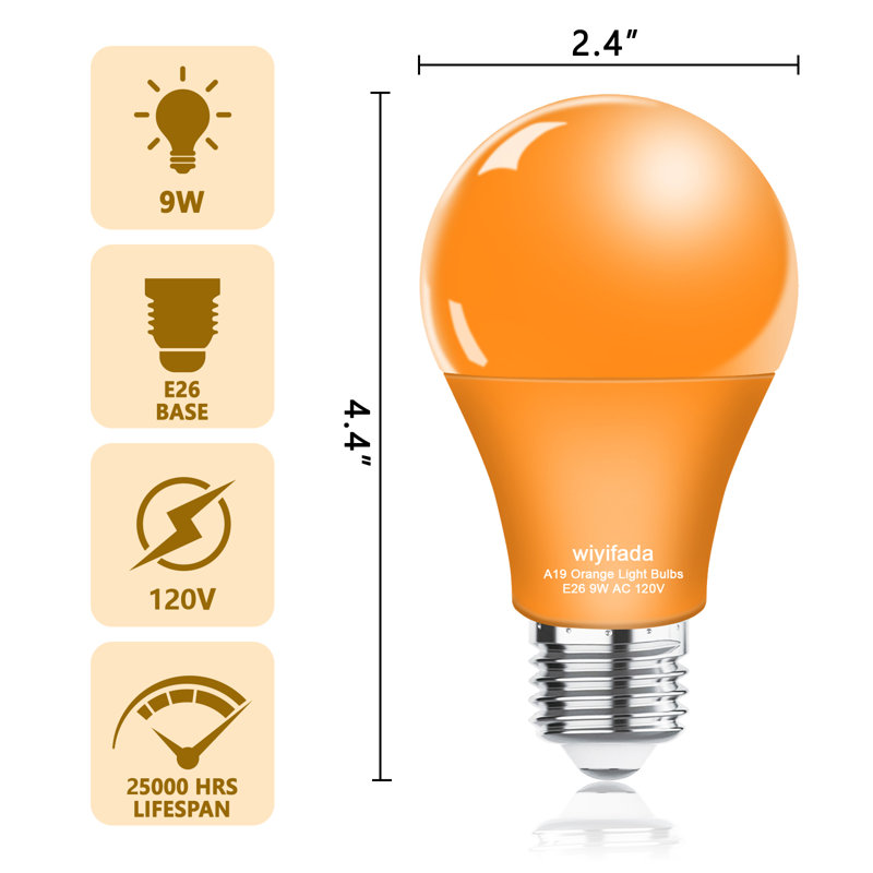Orange Light Bulbs, Orange
