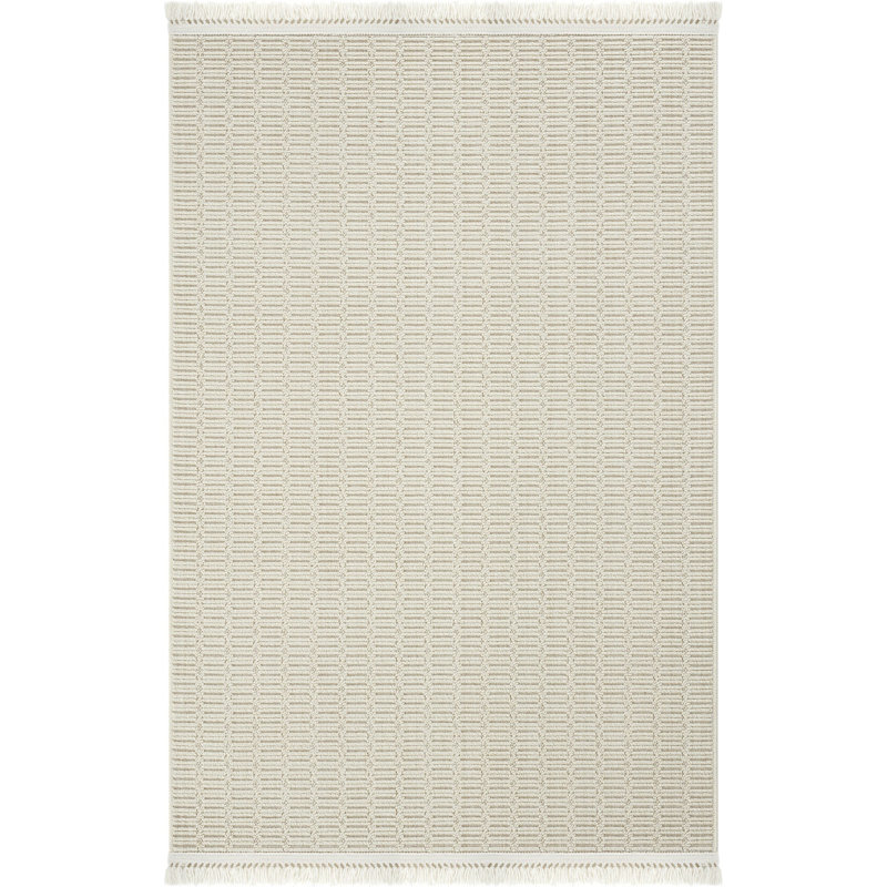 Rizelle Geometric Machine Made Indoor / Outdoor Area Rug, Runner 3'11" x 9'10"