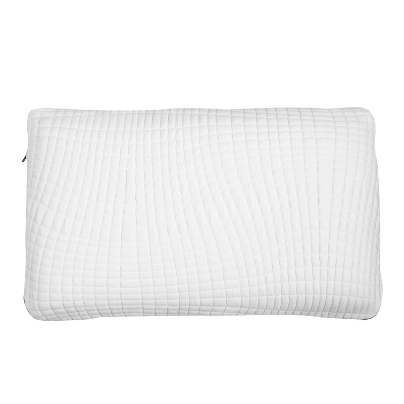 Oreiller en mousse viscoélastique infusée de cuivre ventilé, Oreiller pour lit grand : 5,5 po x 28 po